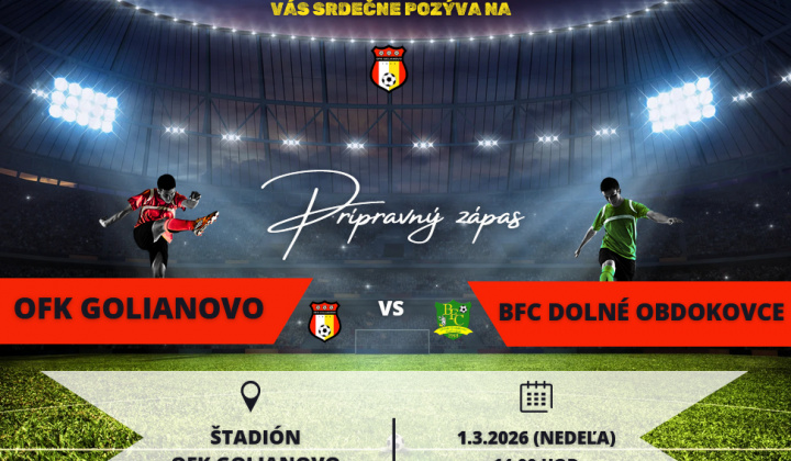 Aktuality / OFK - Pozvánka na prípravný zápas - foto