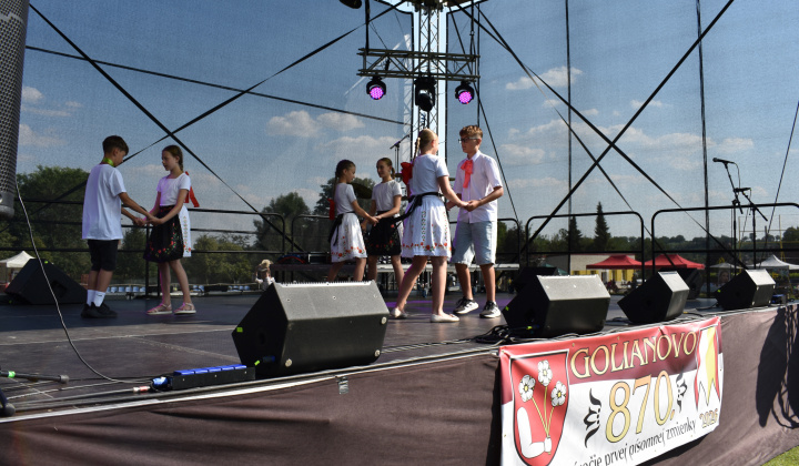 870. výročie prvej písomnej zmienky o obci Golianovo