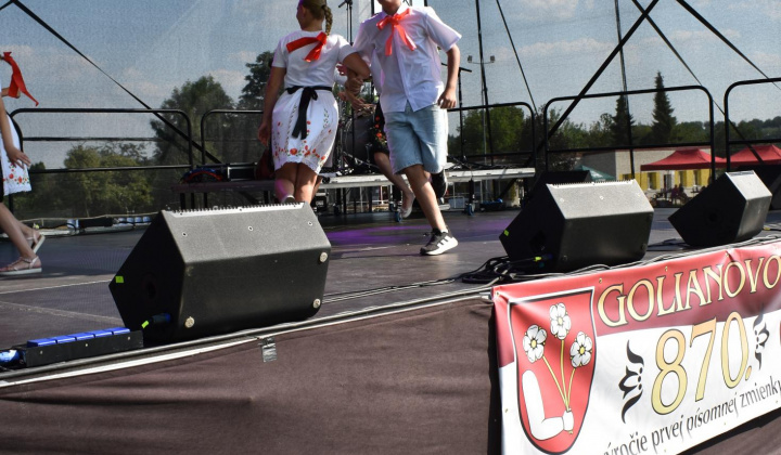 870. výročie prvej písomnej zmienky o obci Golianovo