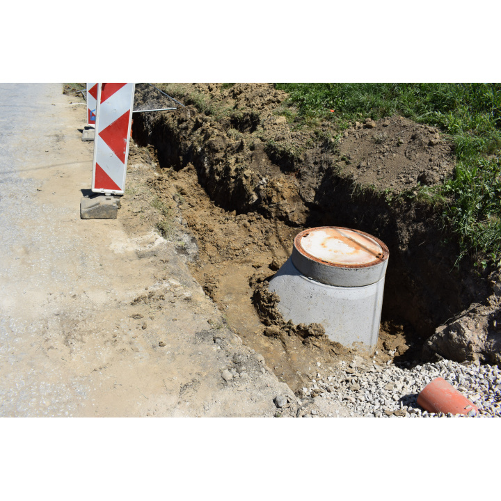 Kanalizácia v časti obce Horné Lúky