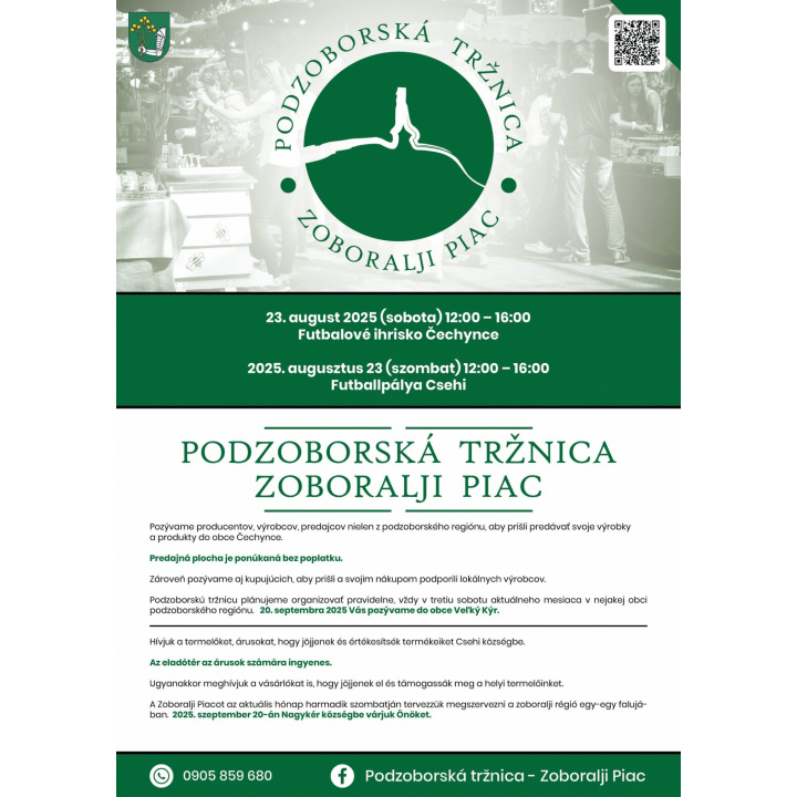 PODZOBORSKÁ TRŽNICA