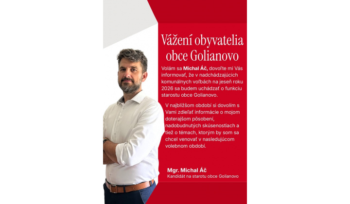 Pozvánka na predvolebné stretnutie