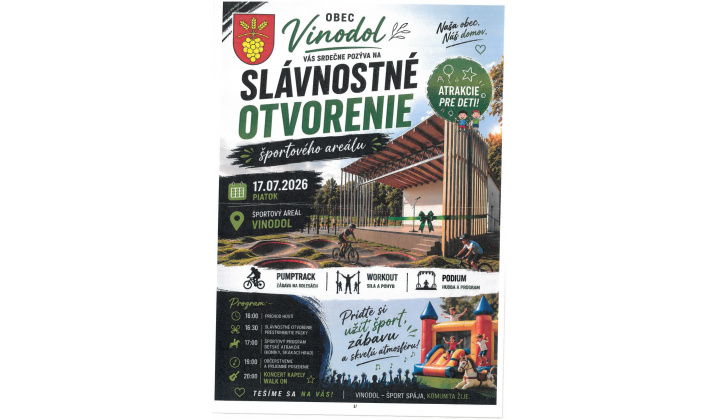 Slávnostné otvorenie športového areálu Vinodol