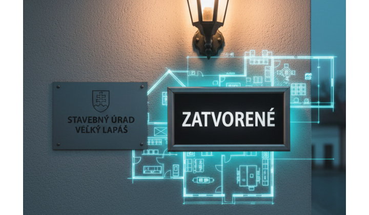 Stavebný úrad Veľký Lapáš - 27.2.2026 dovolenka