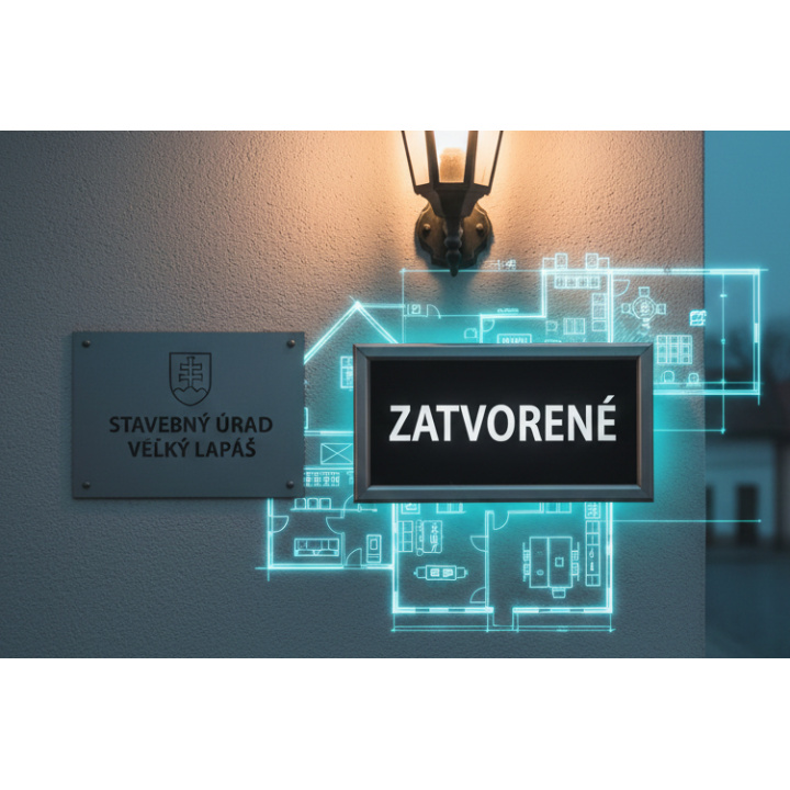 Stavebný úrad Veľký Lapáš - 27.2.2026 dovolenka