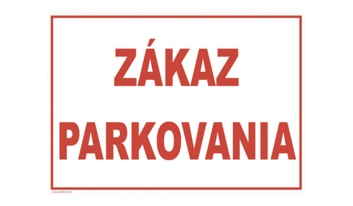 Uzavreté parkovisko pri OFK